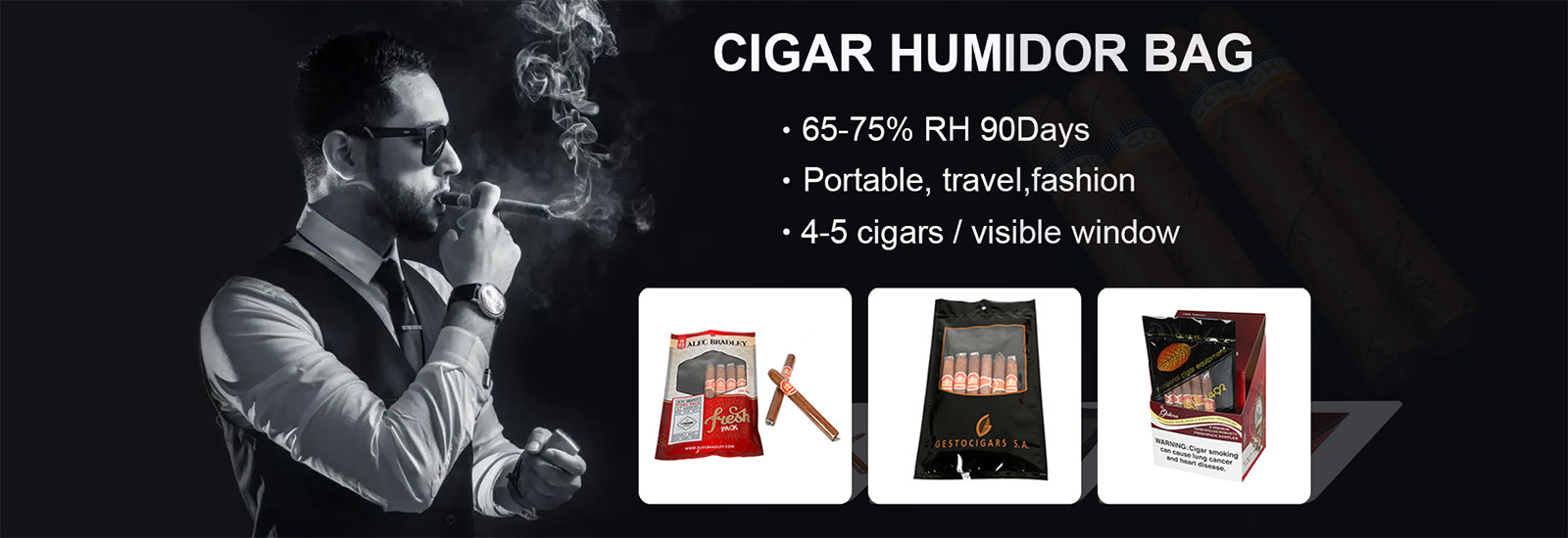 กระเป๋าซิการ์ Humidor